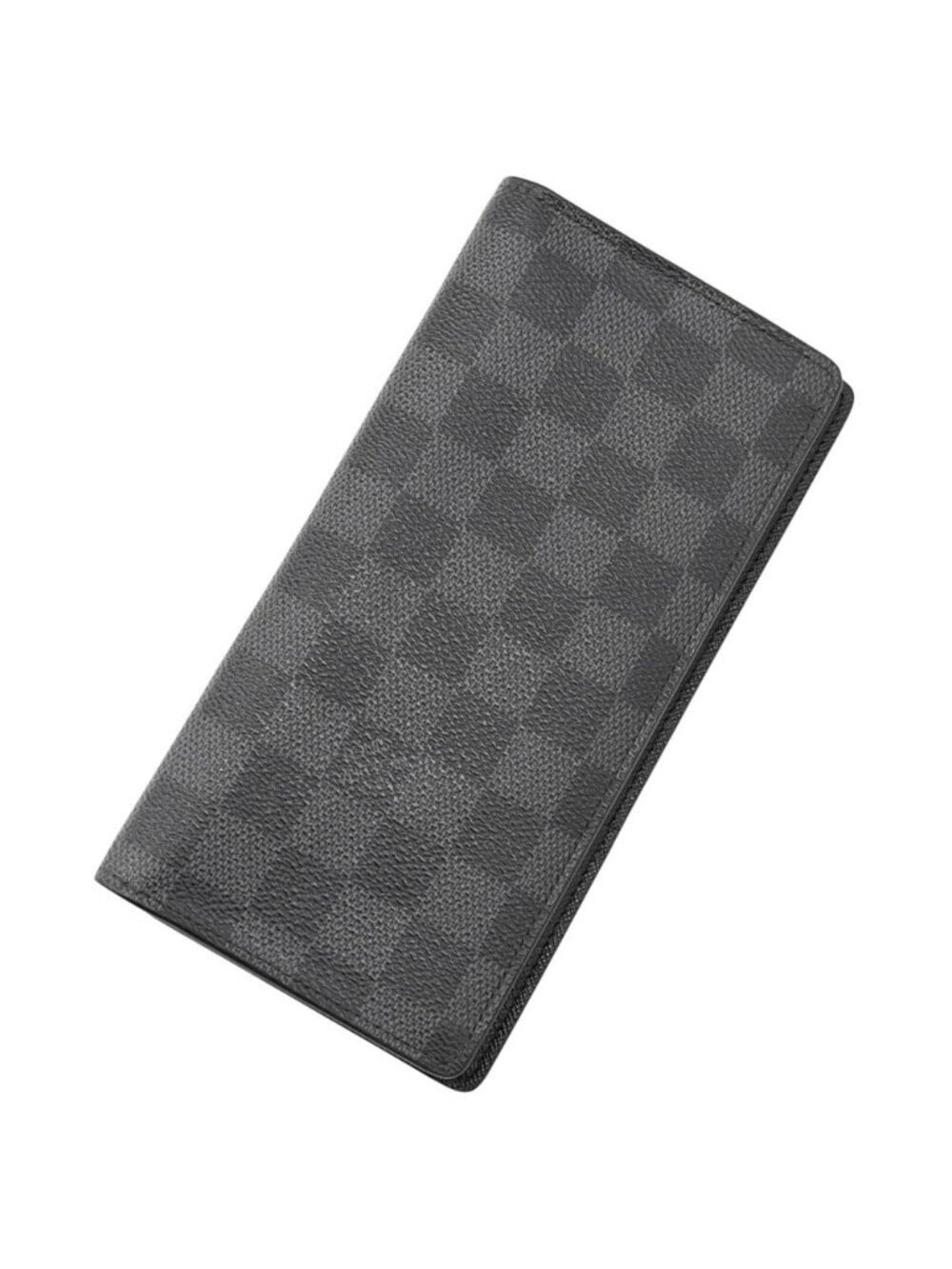 Louis Vuitton Wallet Damier Graphite Portefeuille Brazza Black